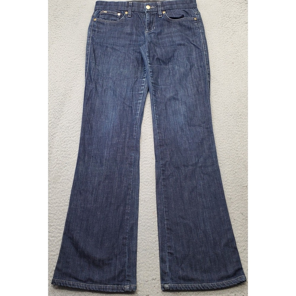 Joe's Jeans Womens 28 Blue Denim Dark Wash Stretch Single Stitch Bootcut Leg
